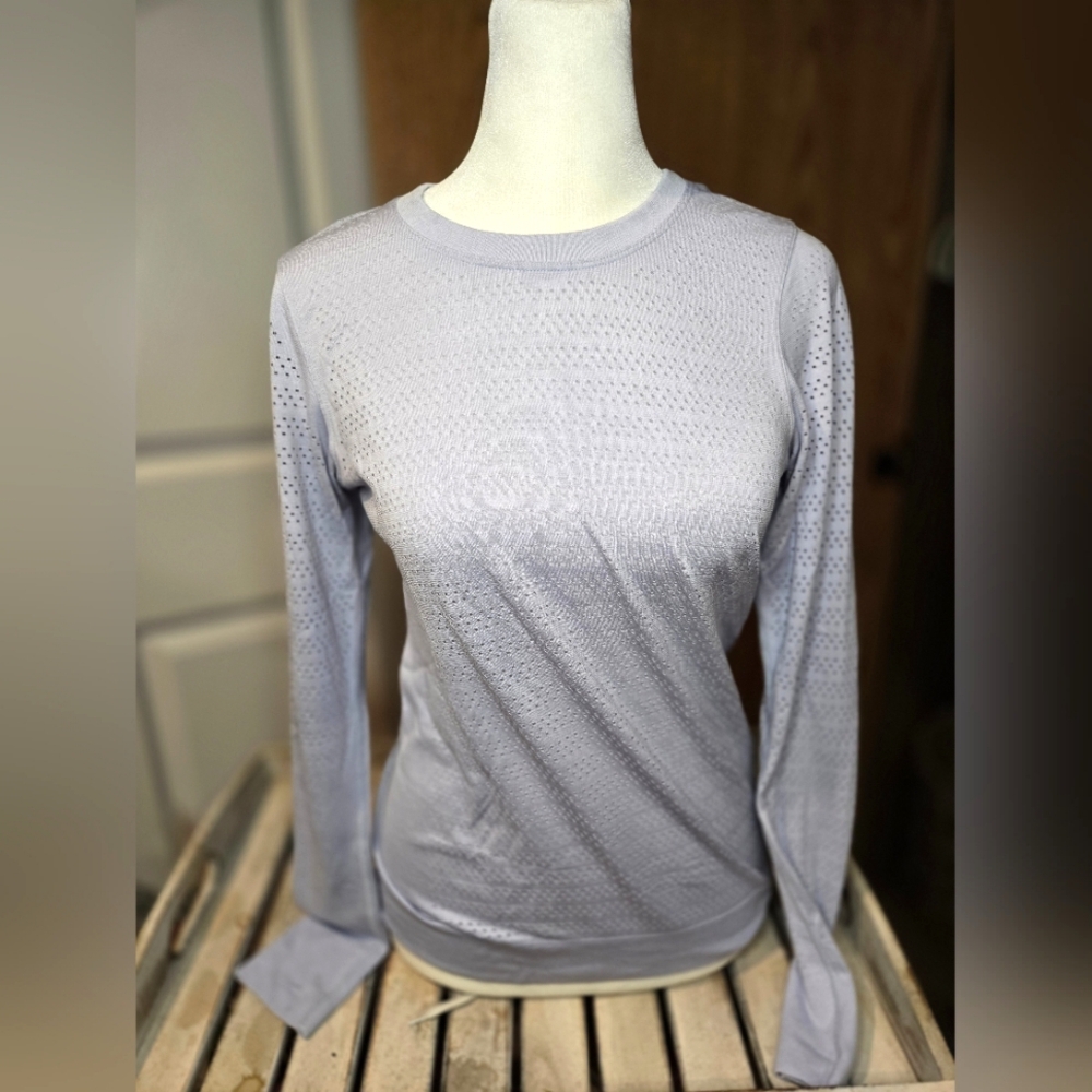 Lululemon Breeze By Long Sleeve Lavender Dusk